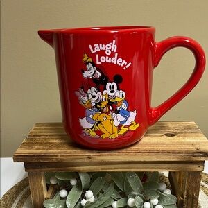 Laugh Louder Walt Disney Characters Pitcher